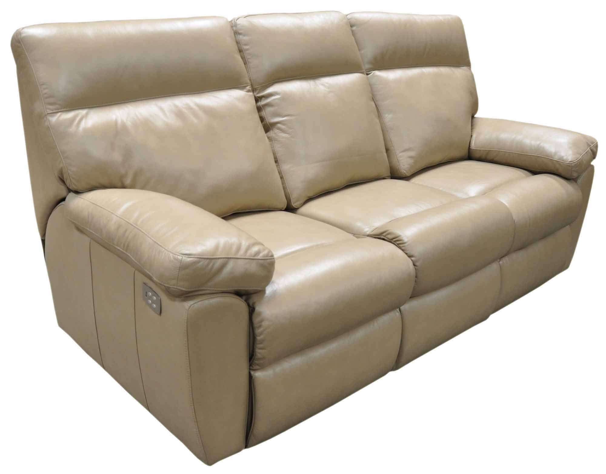 Vancouver Leather Power Reclining Loveseat With Articulating Headrest