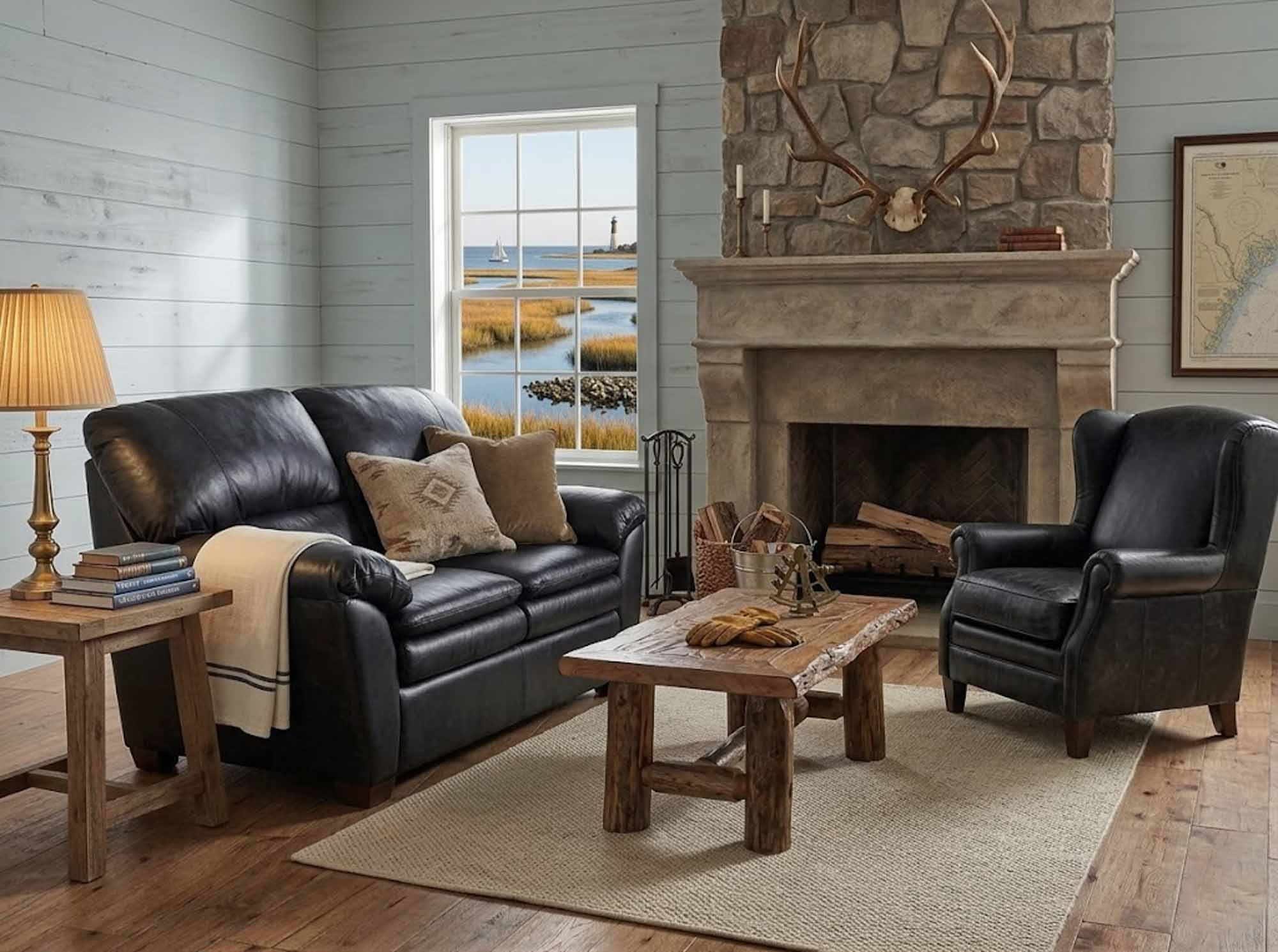 Vegas Leather Loveseat - Image 4