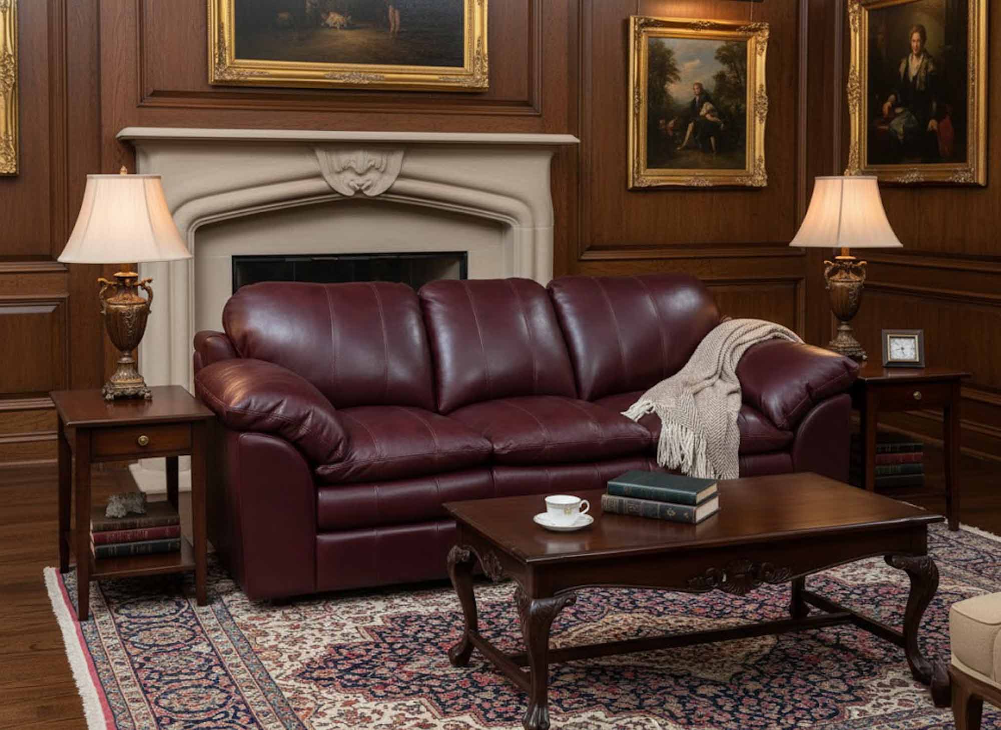 Ventura Leather Sofa - Image 4