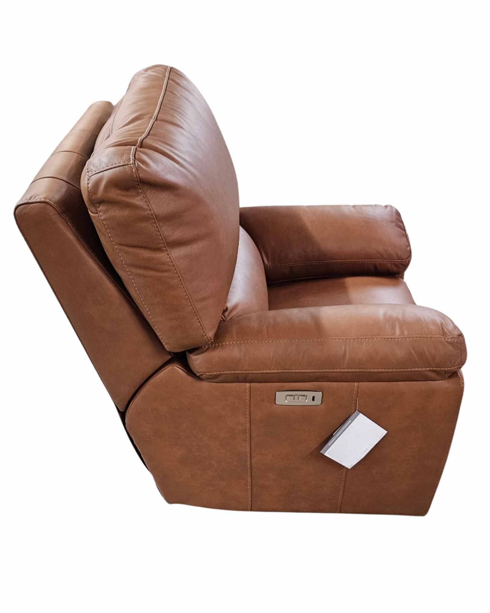 Vercelli Leather In Stock Power Recliner - Image 3
