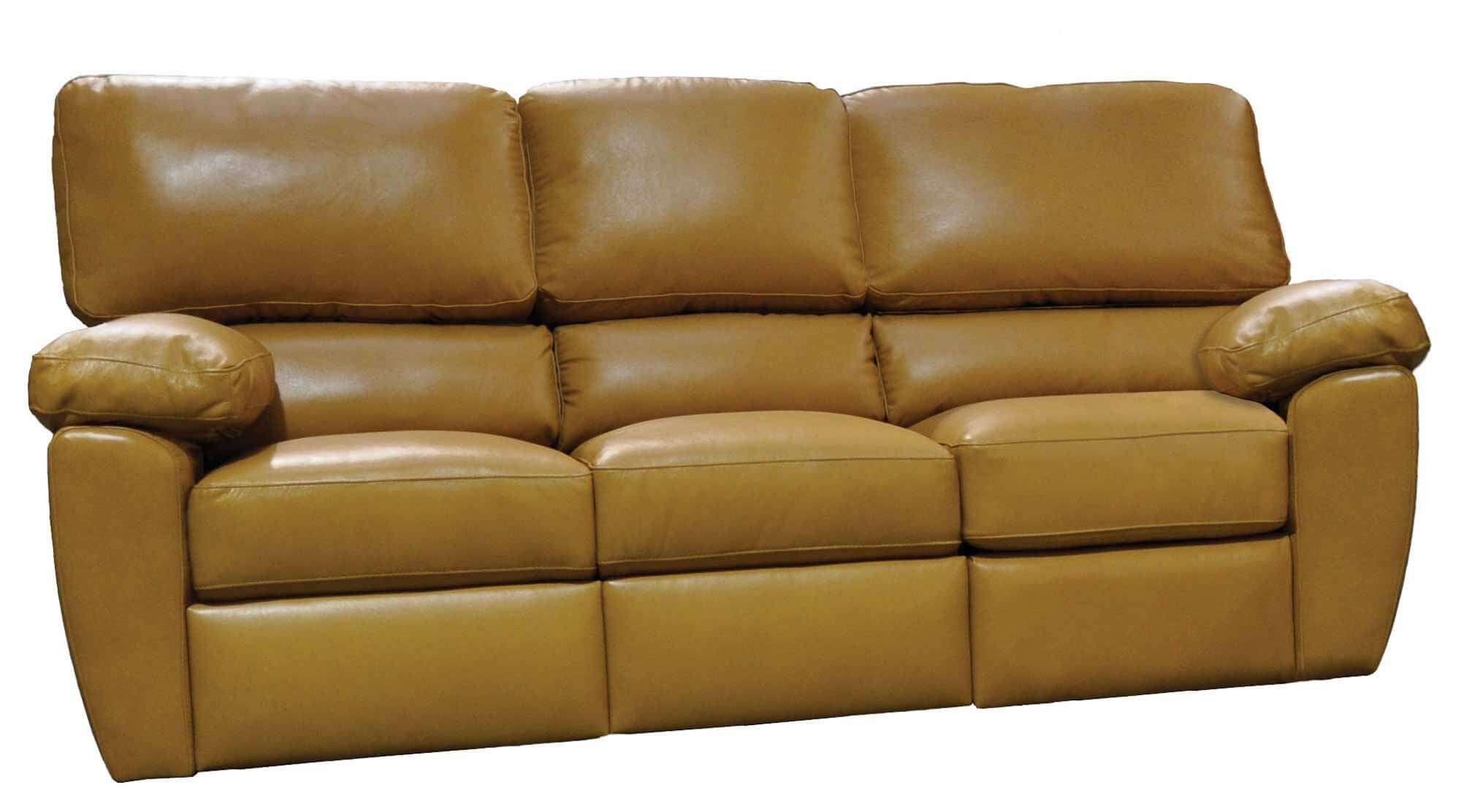 Vercelli Leather Reclining Loveseat