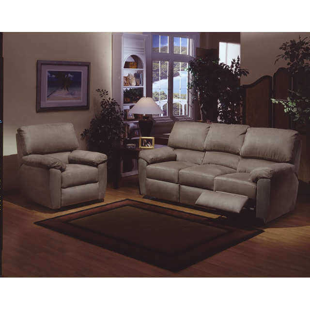 Vercelli Leather Reclining Loveseat - Image 5