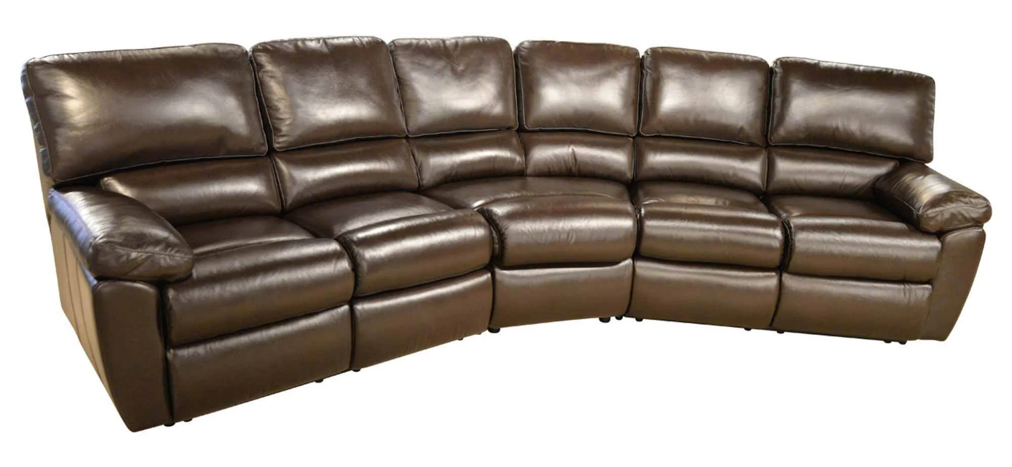 Vermont Leather Reclining Sectional