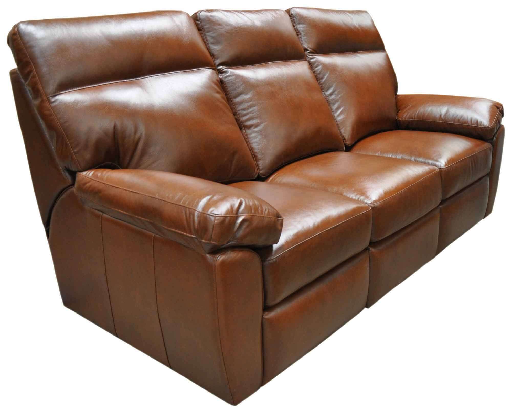 Versailles Leather Power Reclining Loveseat With Articulating Headrest