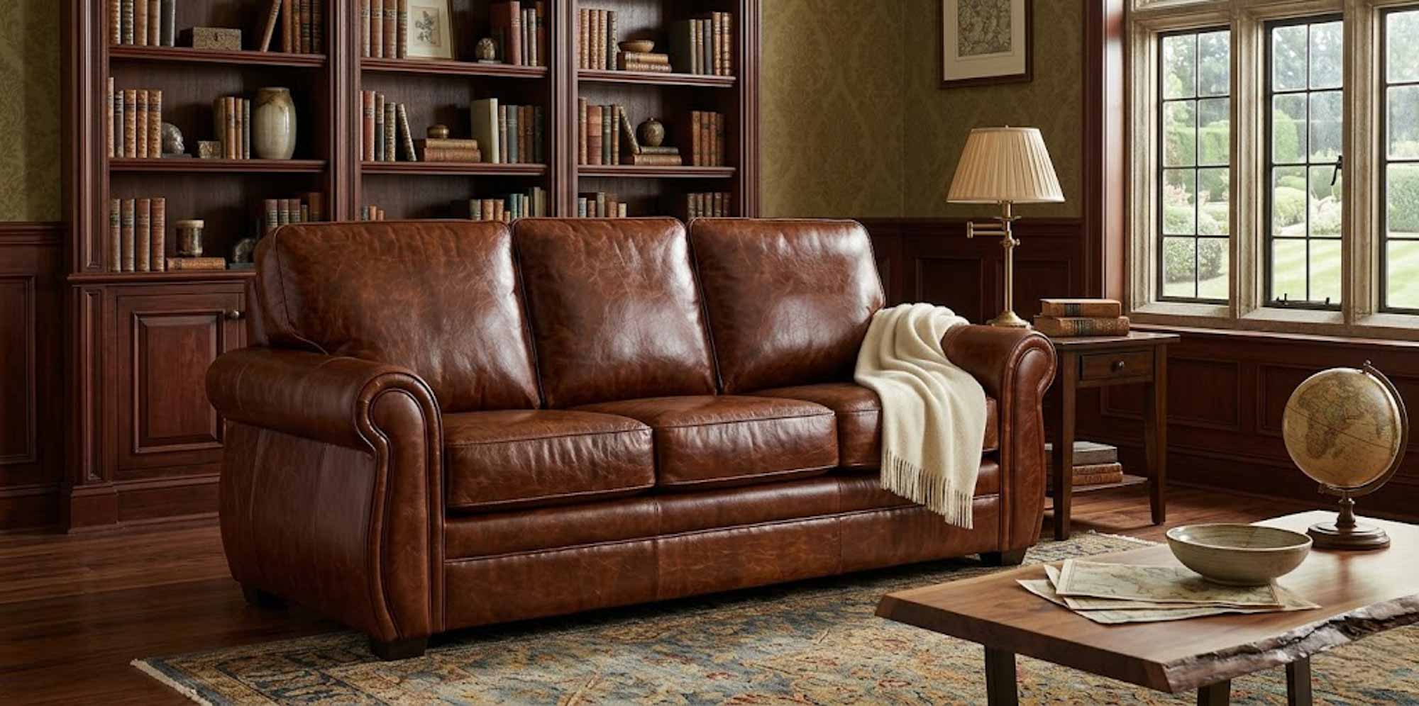 Viceroy Leather Sofa - Image 9
