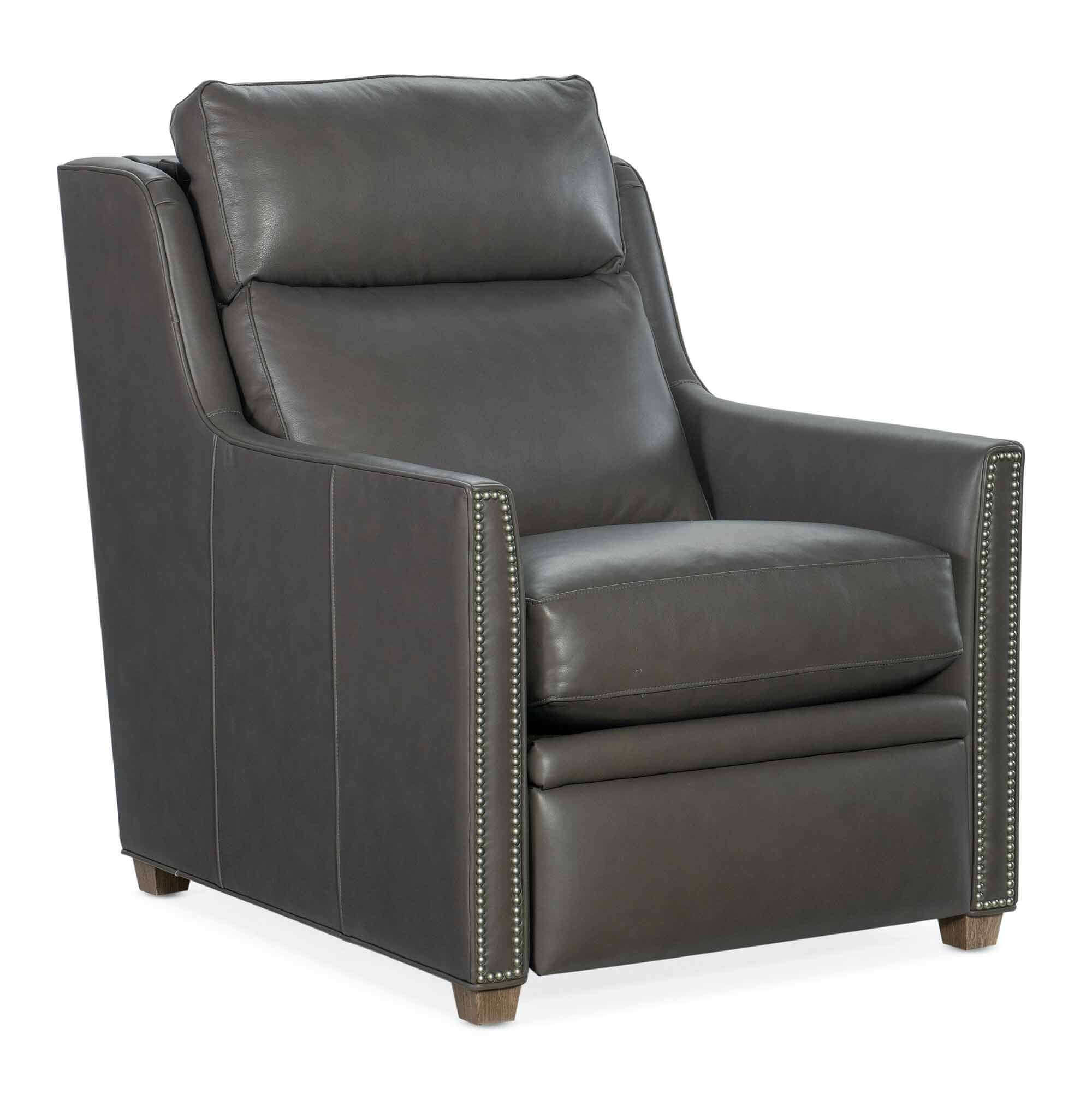 Wallen Leather Power Recliner With Articulating Headrest