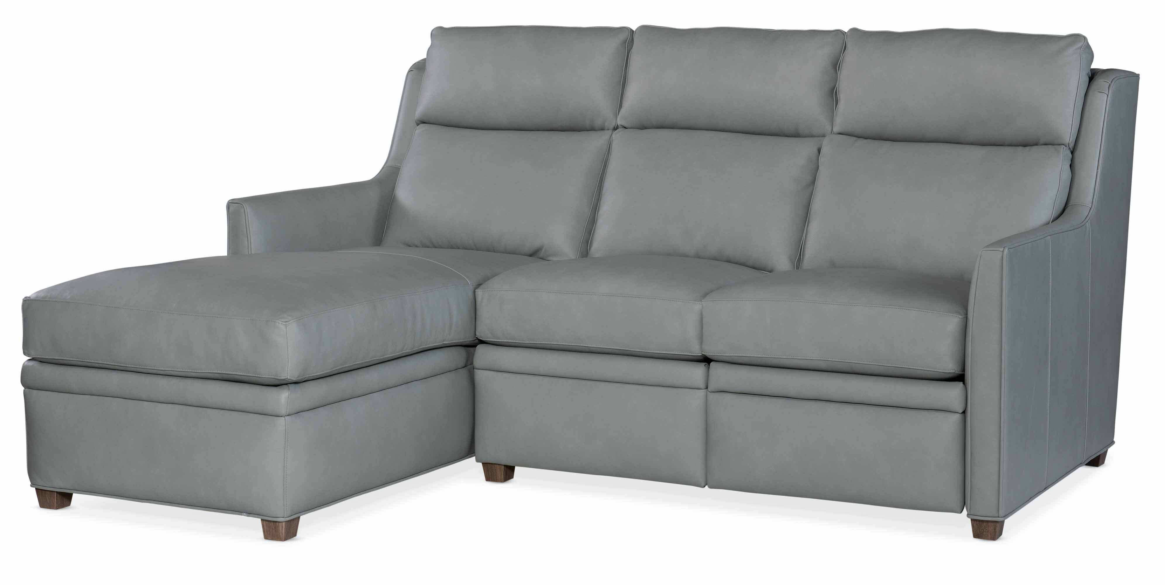 Wallen Leather Power Reclining Sofa With Articulating Headrest With Chaise - Image 2