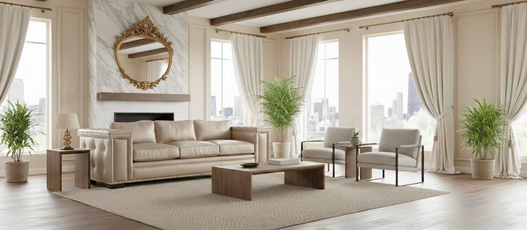 Warf Leather Sofa - Image 4