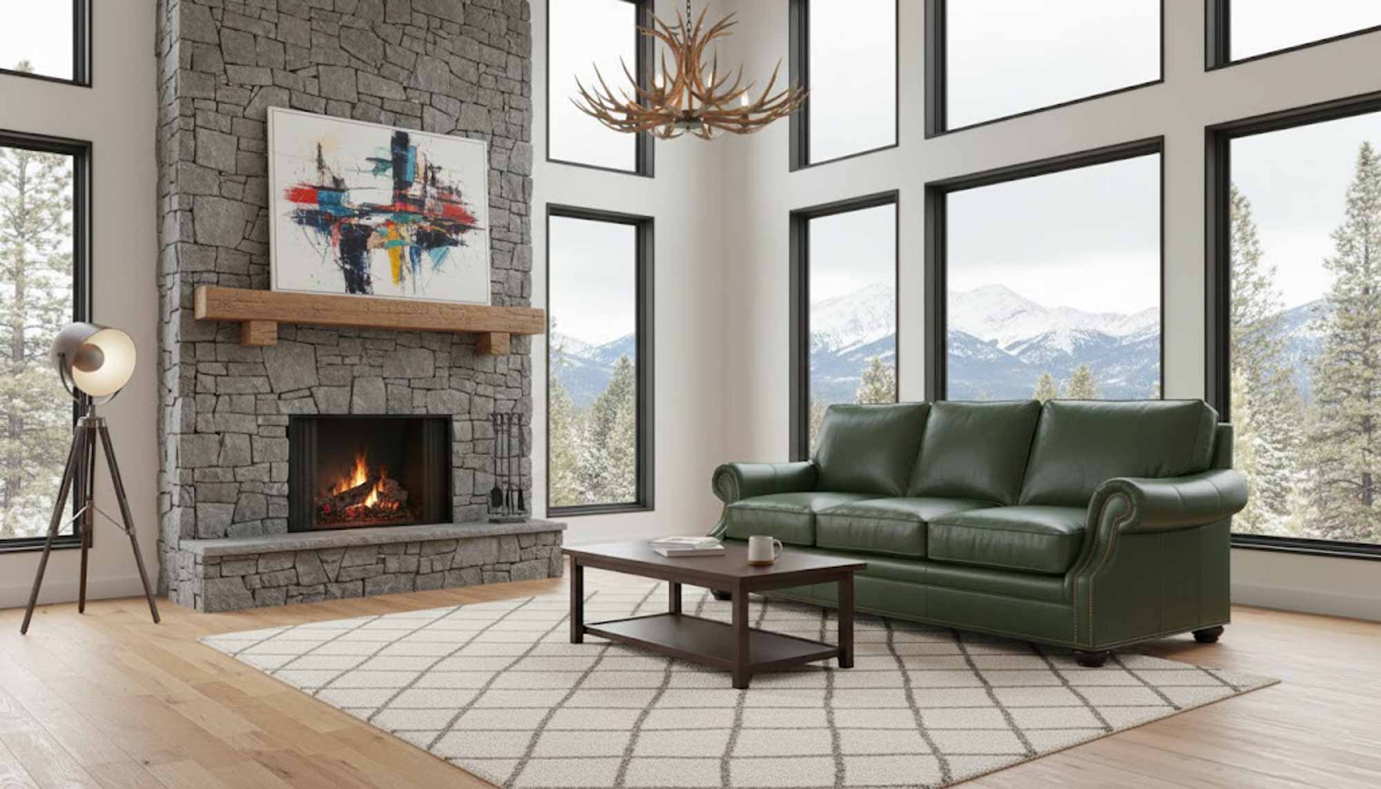 Warner Leather Sleeper Sofa - Image 7