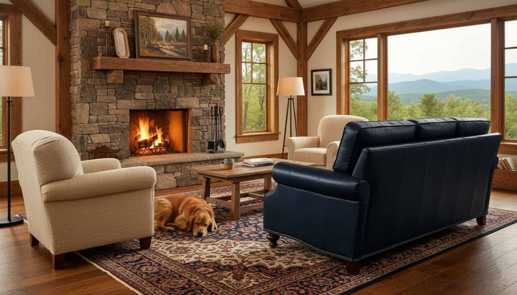 West Haven Leather Sofa - Image 10