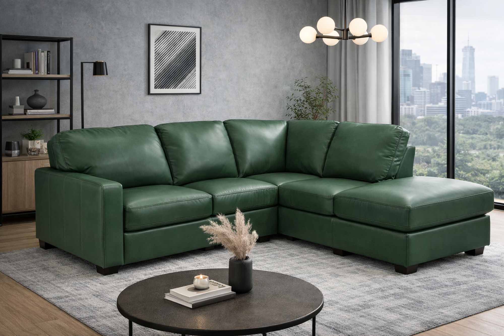 Westend Leather Sectional - Image 10