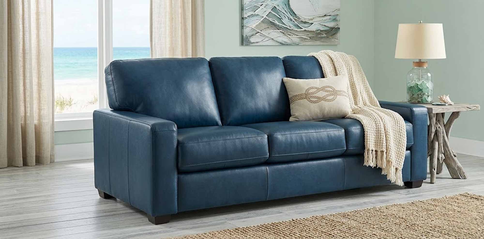Westend Leather Sofa - Image 10