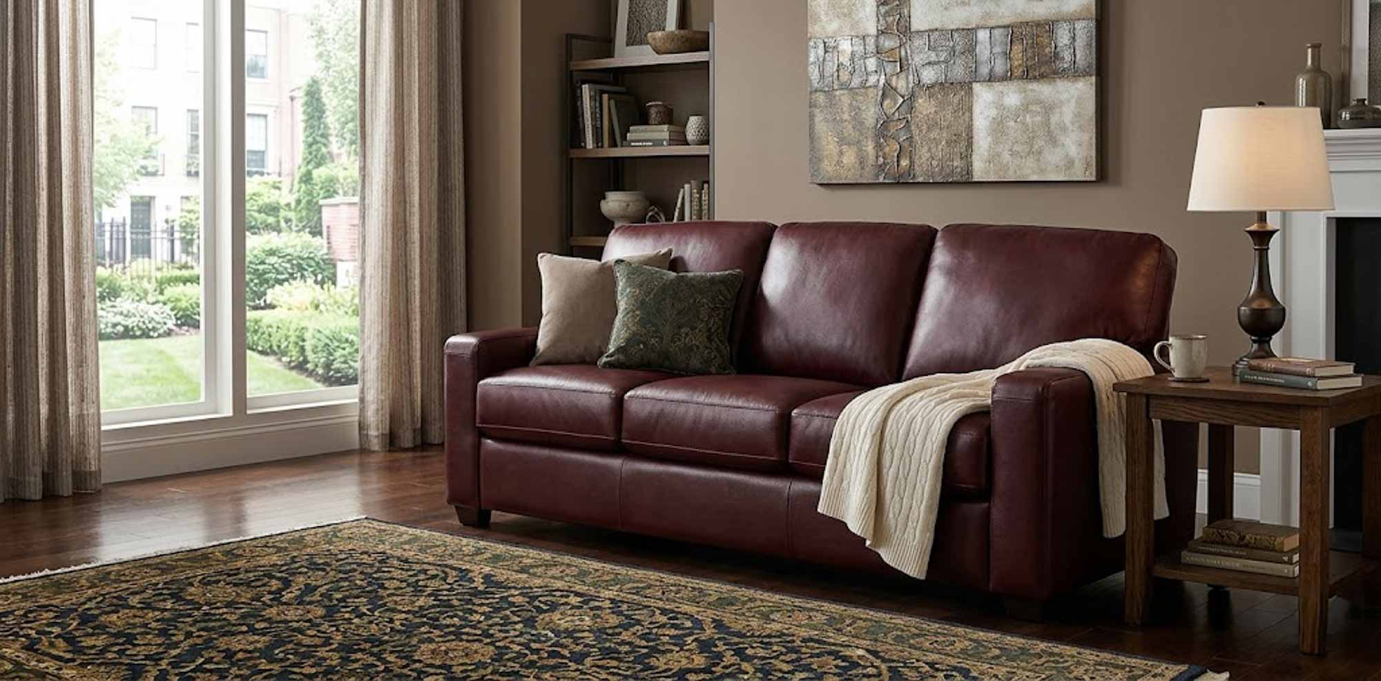 Westend Leather Sofa - Image 9
