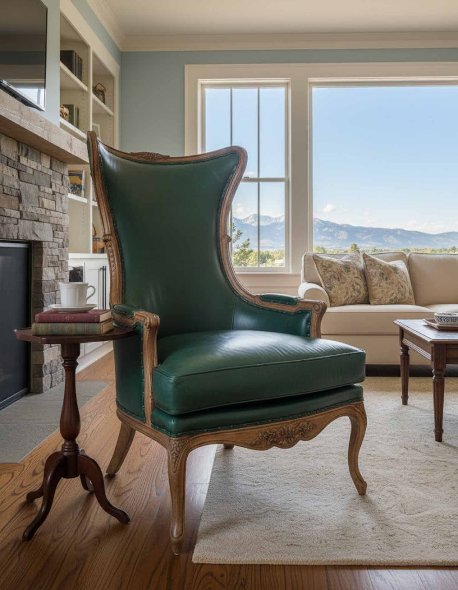 Weston Leather Chair - Image 3