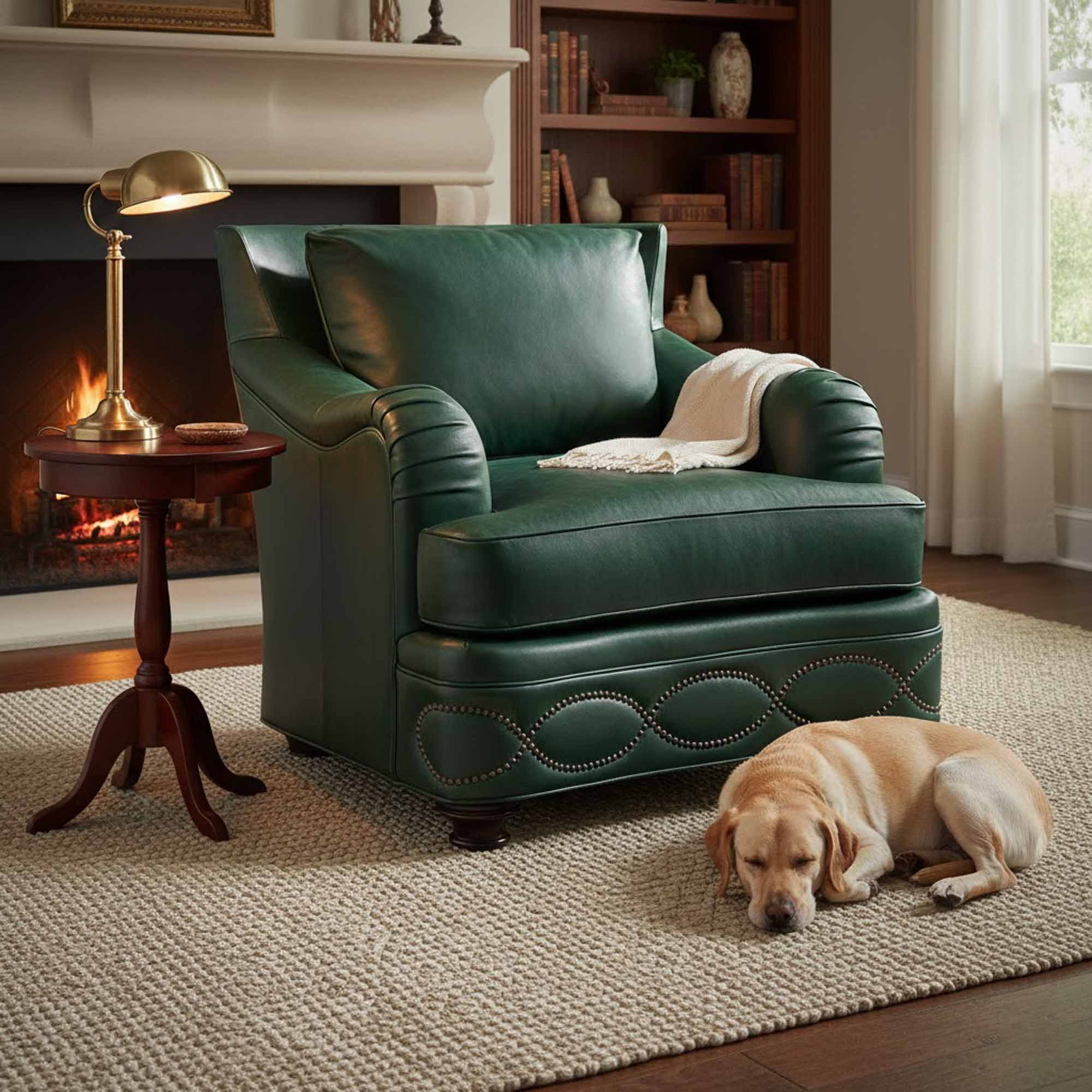 Whitehead Leather Chair - Image 11