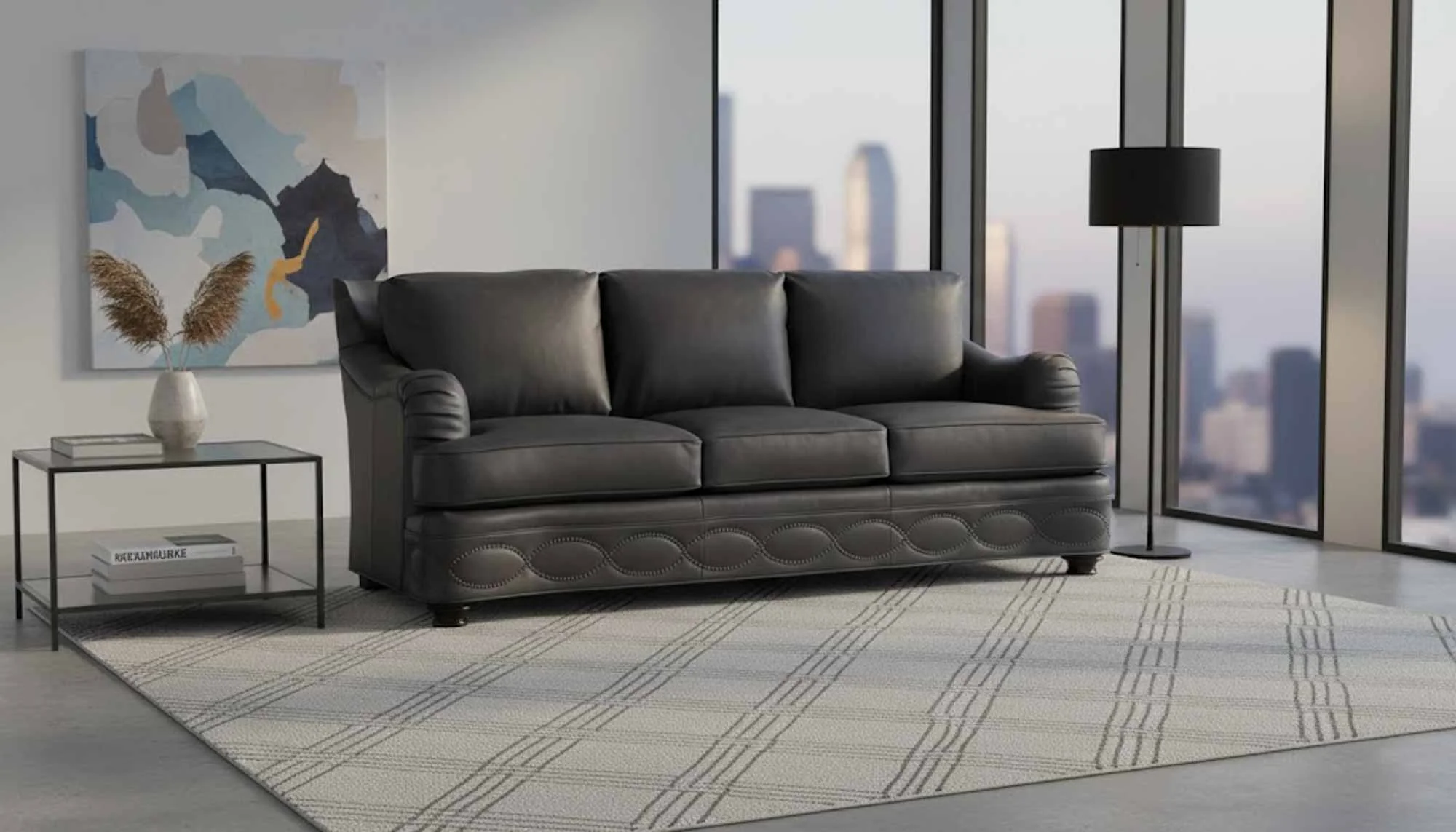 Whitehead Leather Sofa - Image 5