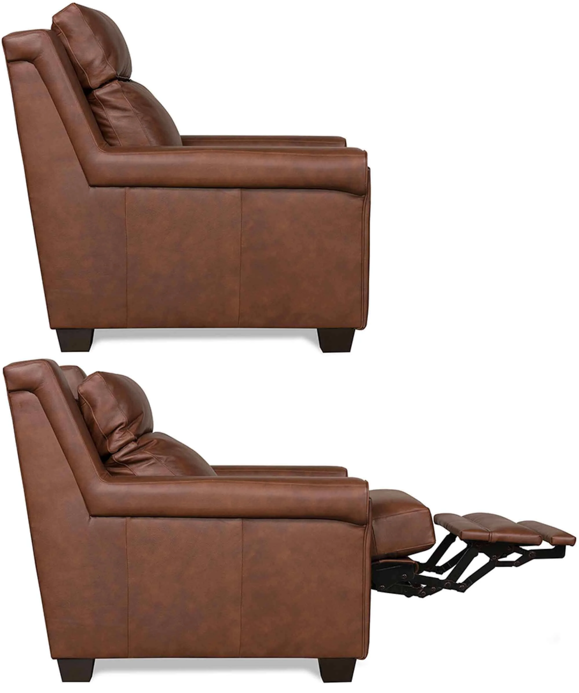 Whitley Leather Power Recliner With Articulating Headrest - Image 8