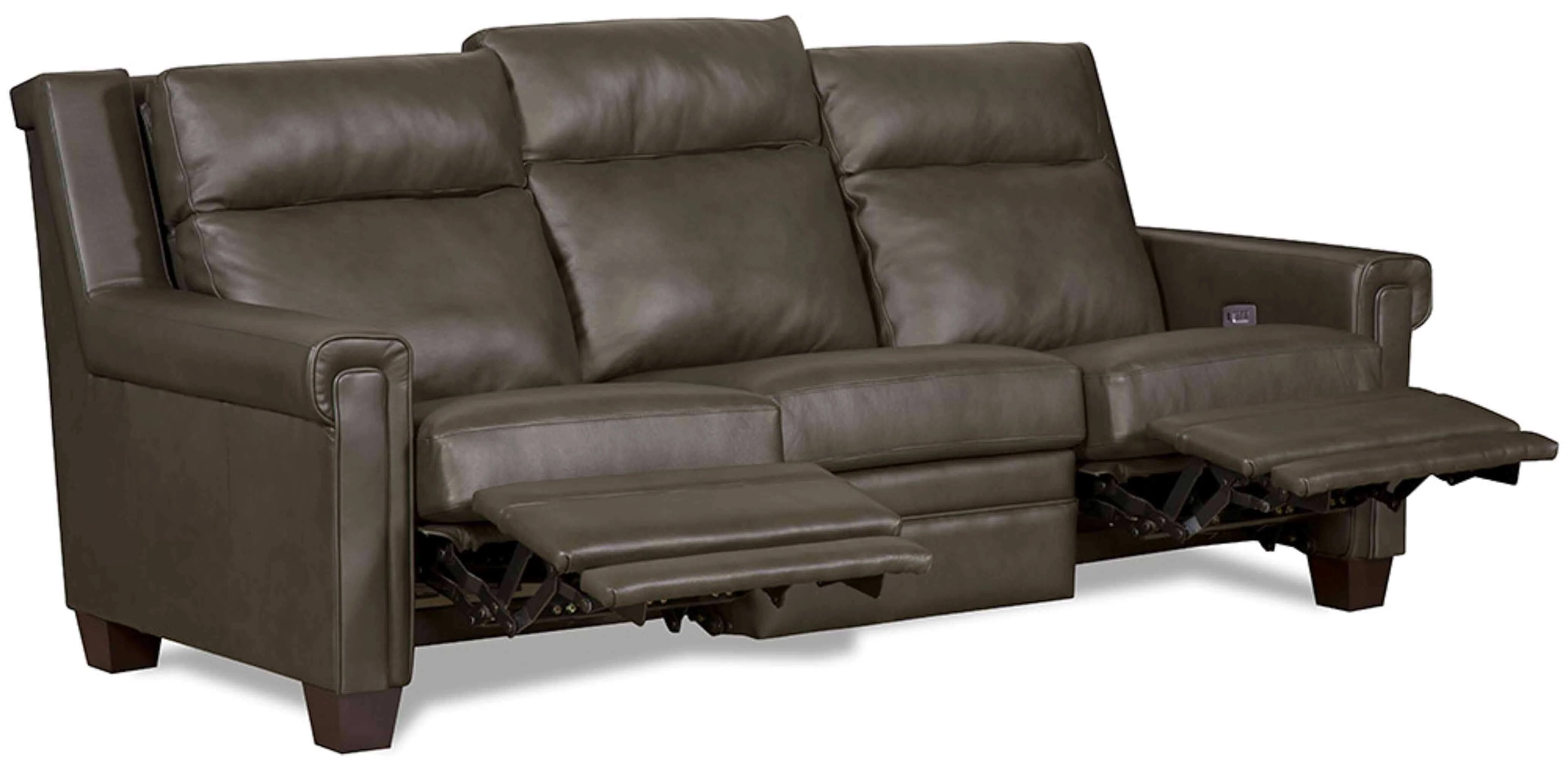 Whitley Leather Power Reclining Loveseat With Articulating Headrest - Image 4