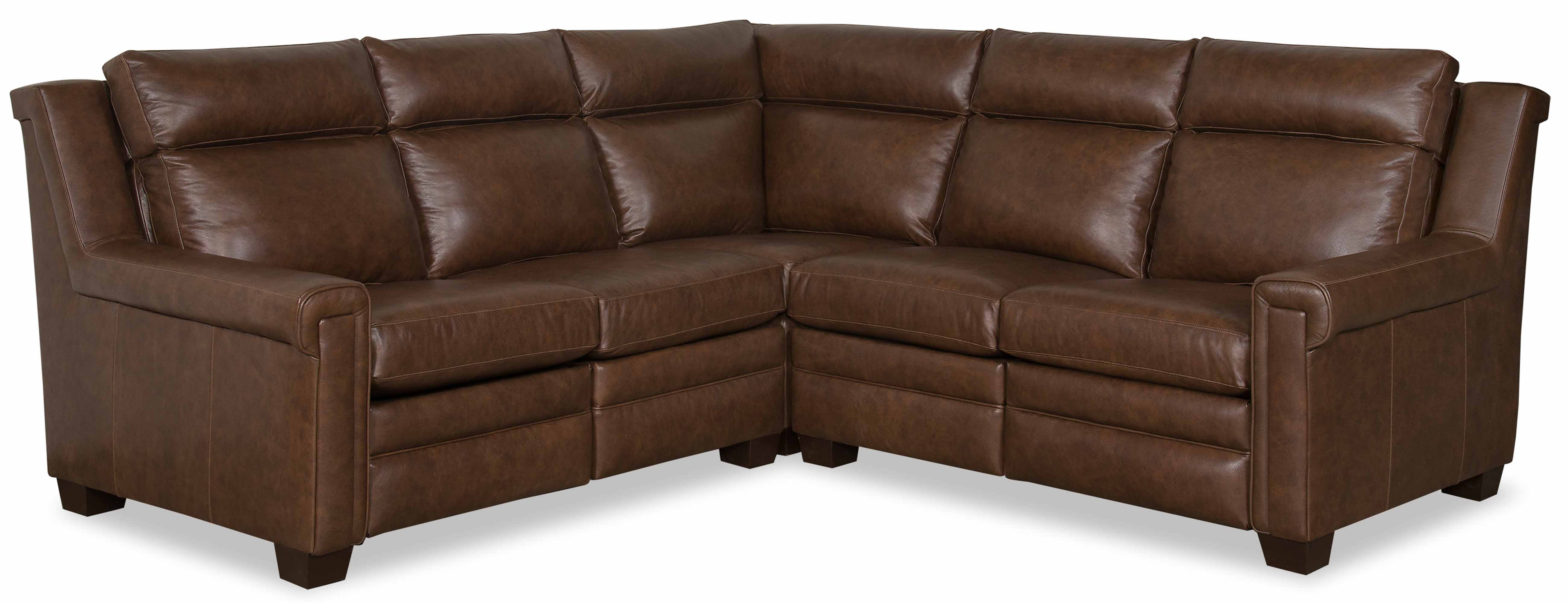 Whitley Leather Power Reclining Sectional With Articulating Headrest
