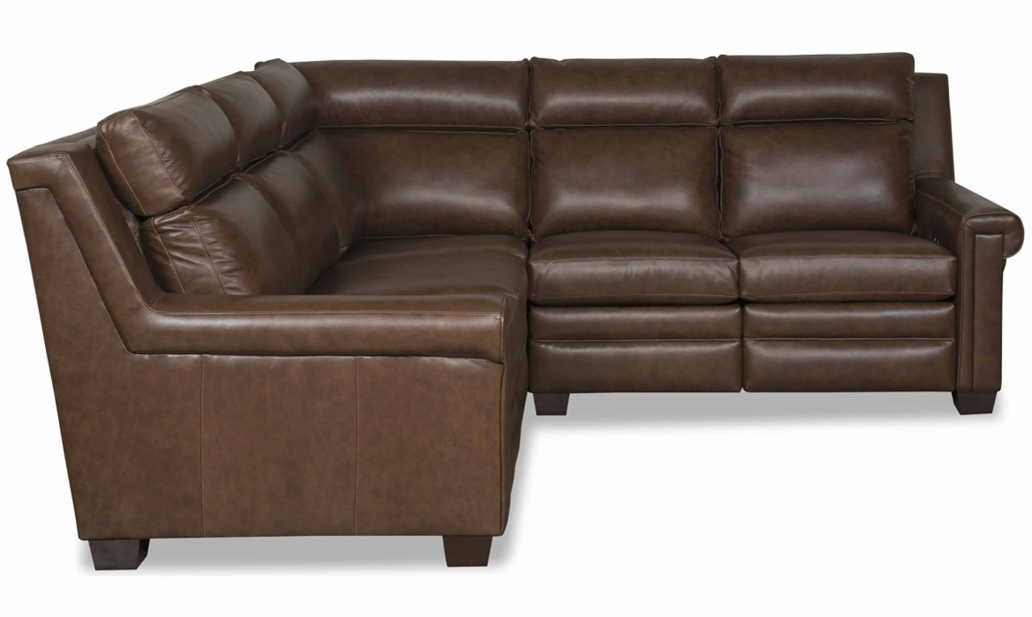 Whitley Leather Power Reclining Sectional With Articulating Headrest - Image 2