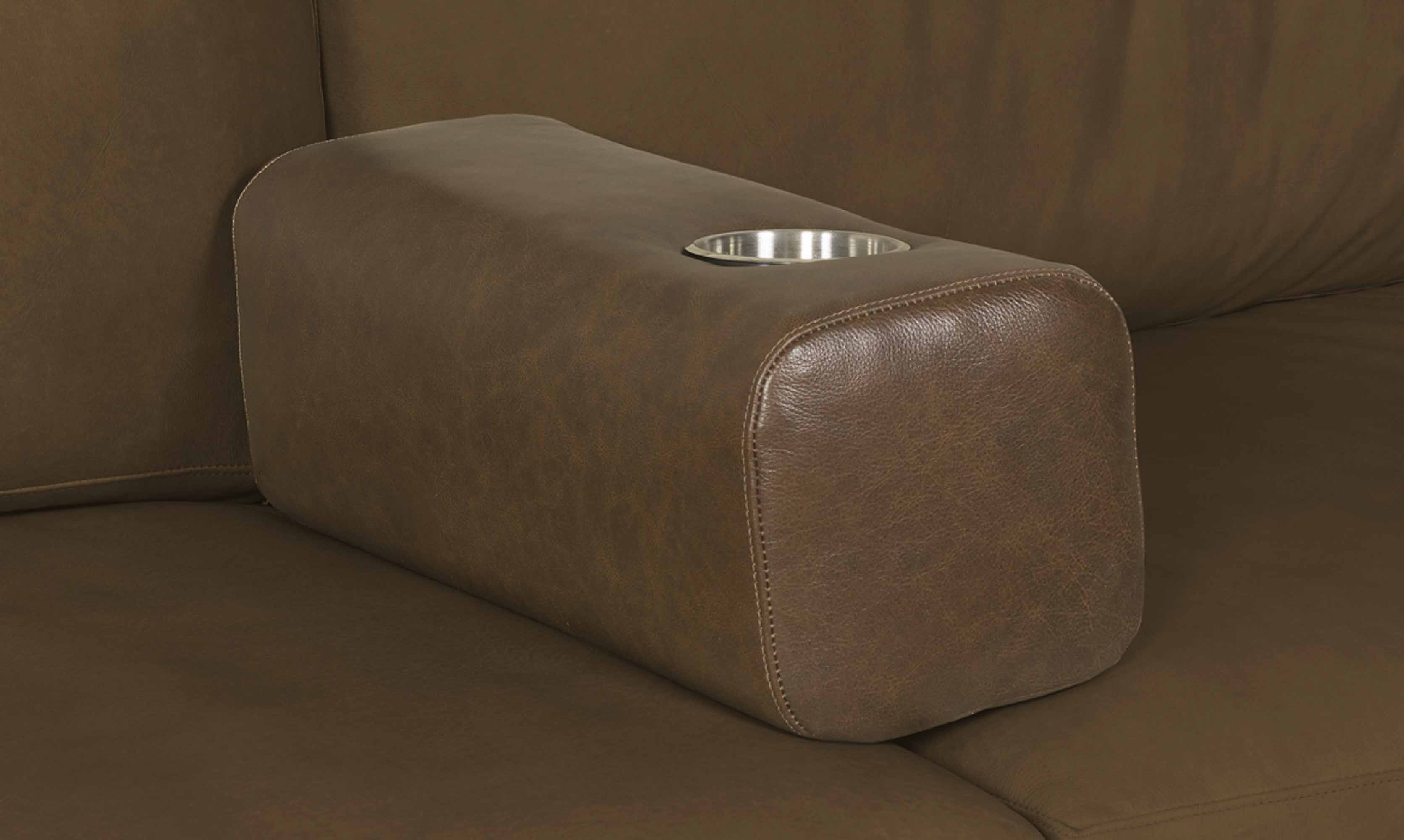 Whitley Leather Power Reclining Sectional With Articulating Headrest - Image 5