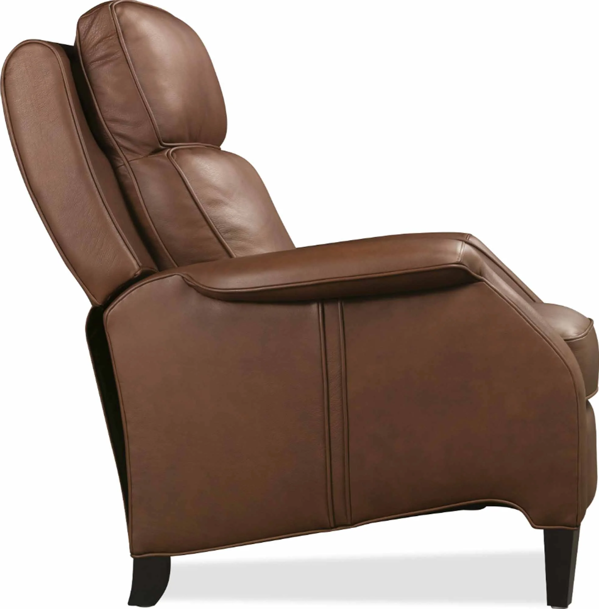 Wrenn Leather Power Recliner With Articulating Headrest In Brown - Image 3