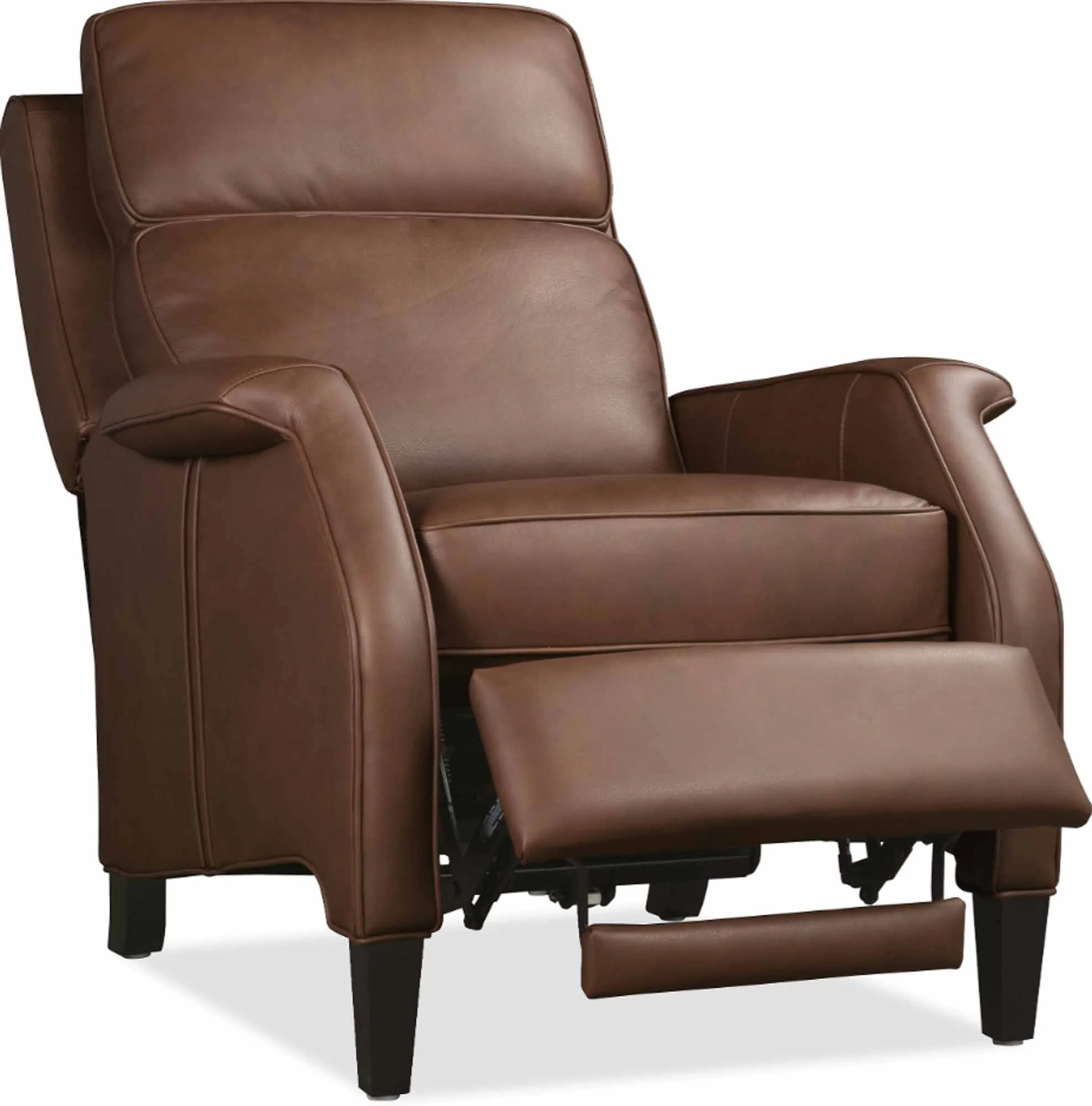Wrenn Leather Power Recliner With Articulating Headrest In Brown - Image 5