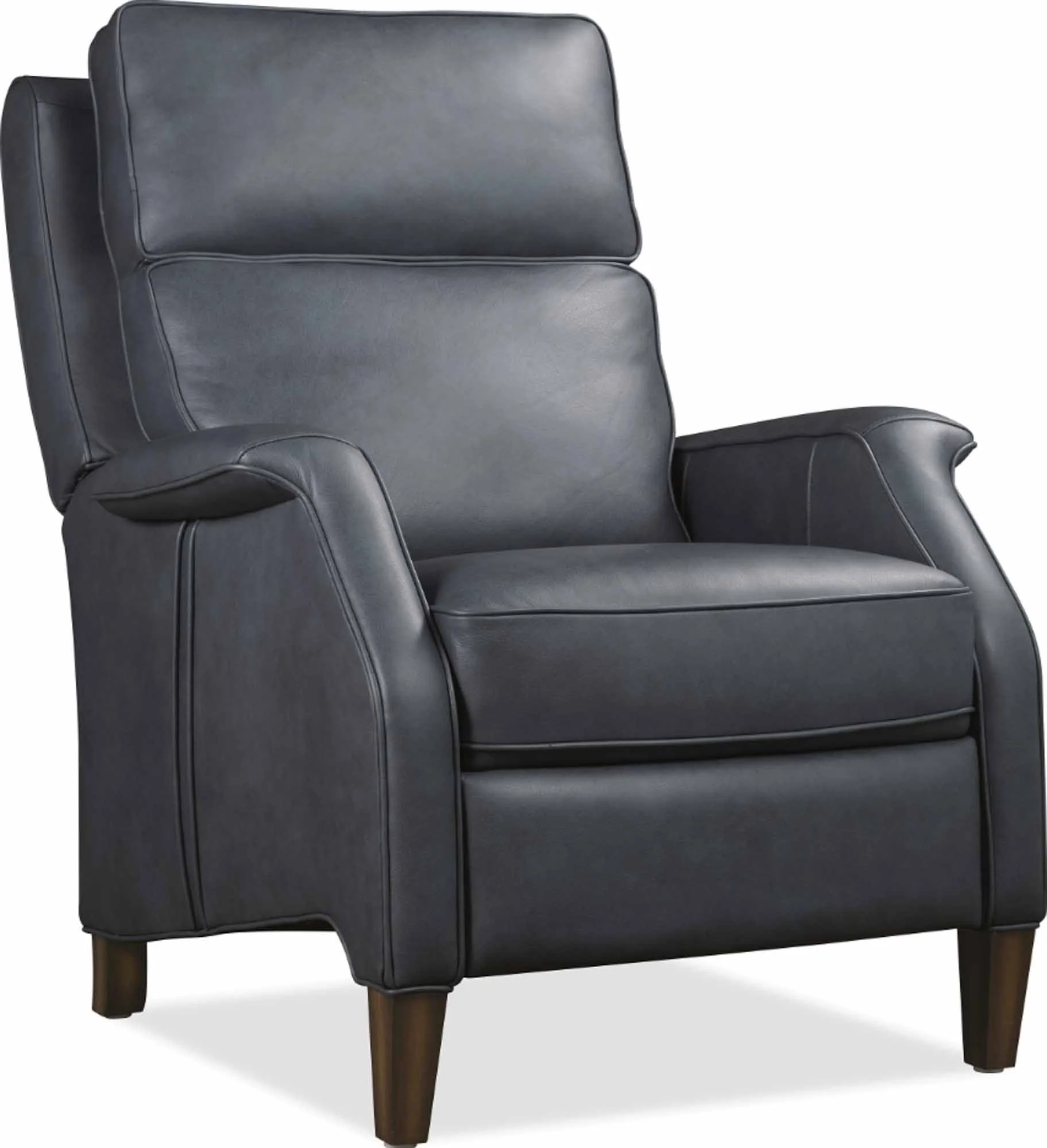 Wrenn Leather Power Recliner With Articulating Headrest In Blue