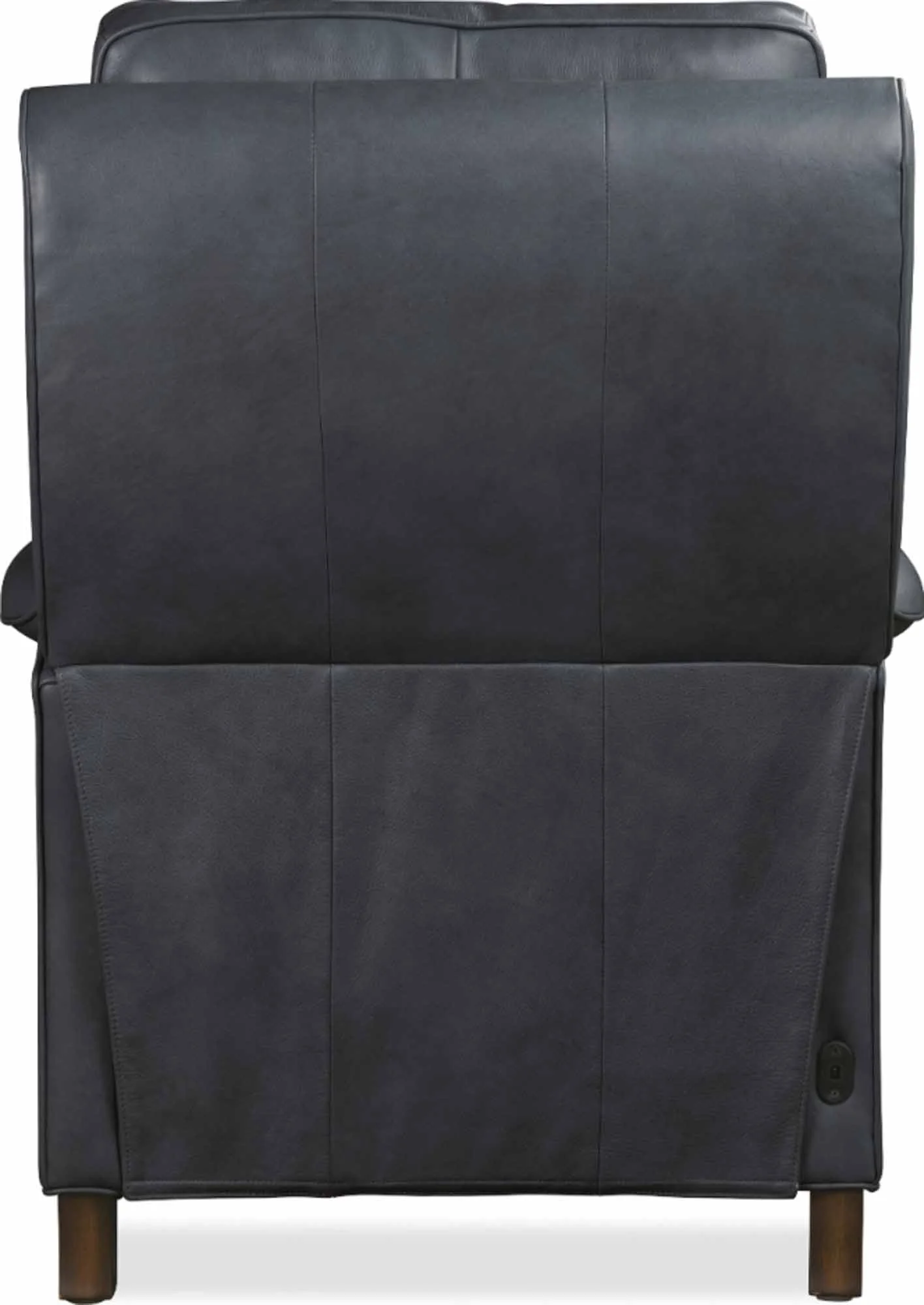 Wrenn Leather Power Recliner With Articulating Headrest In Blue - Image 4