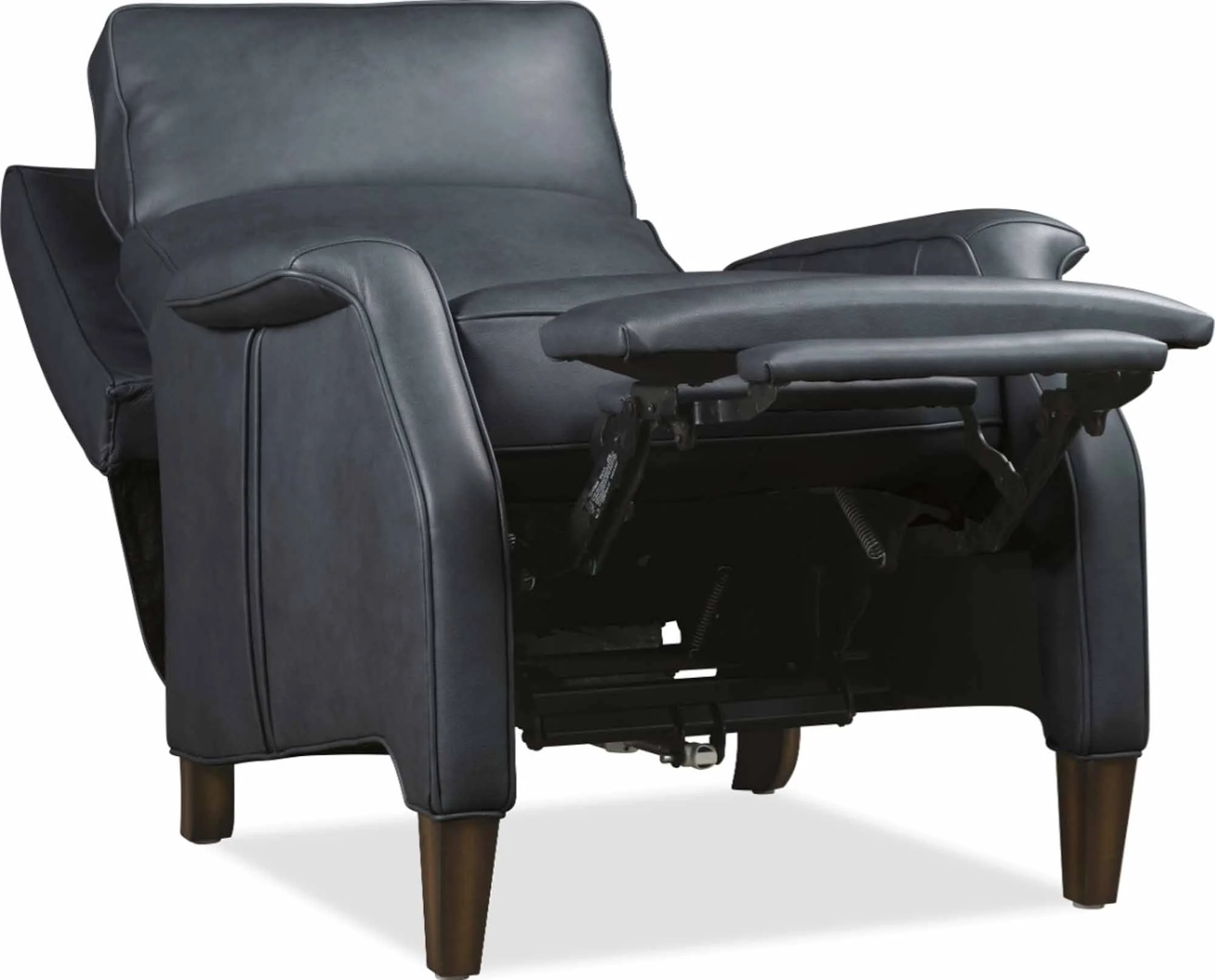 Wrenn Leather Power Recliner With Articulating Headrest In Blue - Image 6