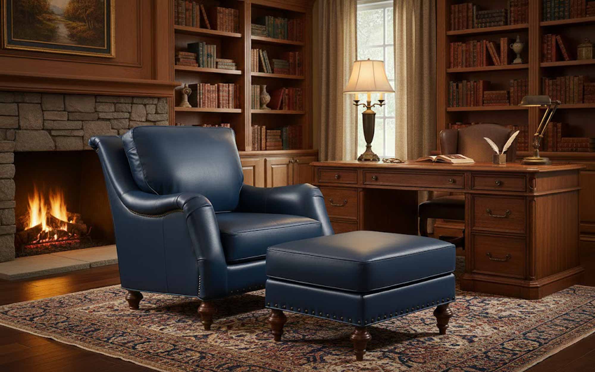 Wyatt Leather Chair - Image 6