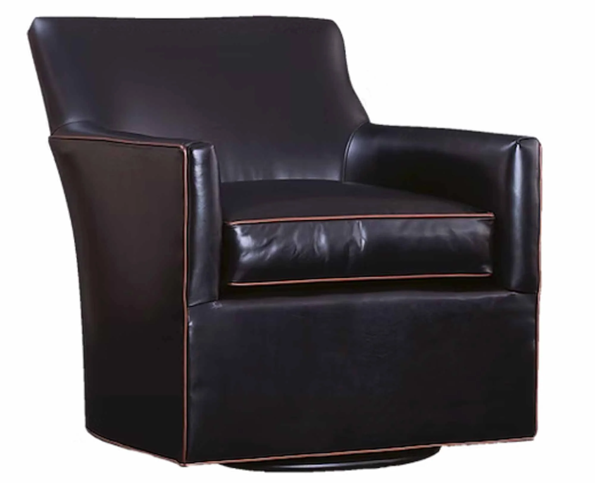 Zachery Leather Swivel Chair